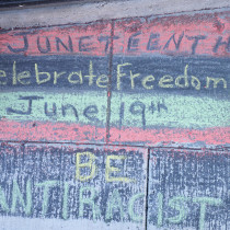 Chalk for Juneteenth