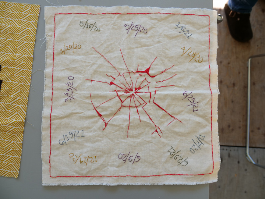 Quilting For Change event held on September 1, 2021