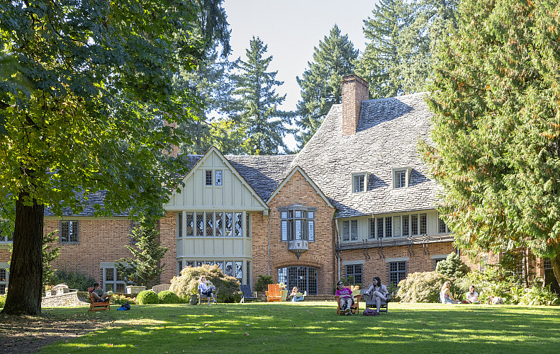 Our picturesque campus has no shortage of spots to hang.