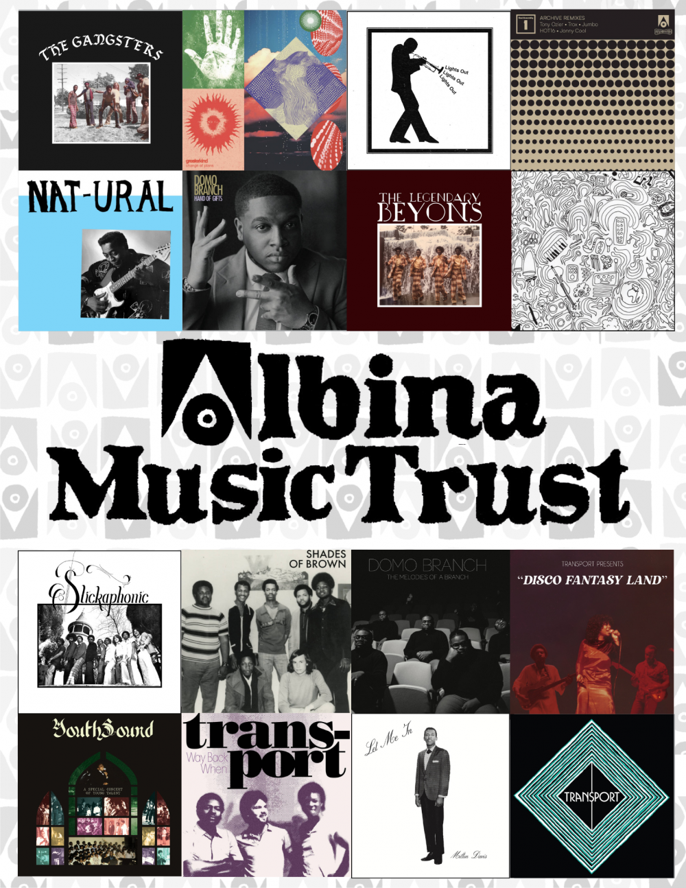 Poster showing various musicians.