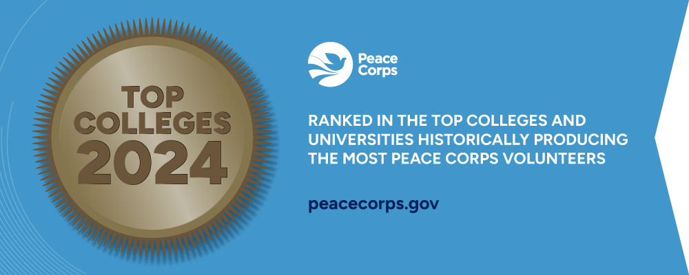 Graphic with Top Colleges 2024 gold badge and Lewis & Clark College #10.