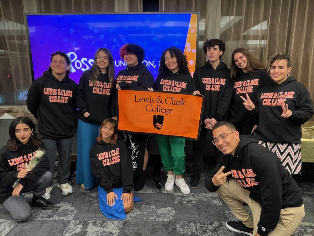 Students from the inaugural Posse Puerto Rico cohort at Lewis & Clark.