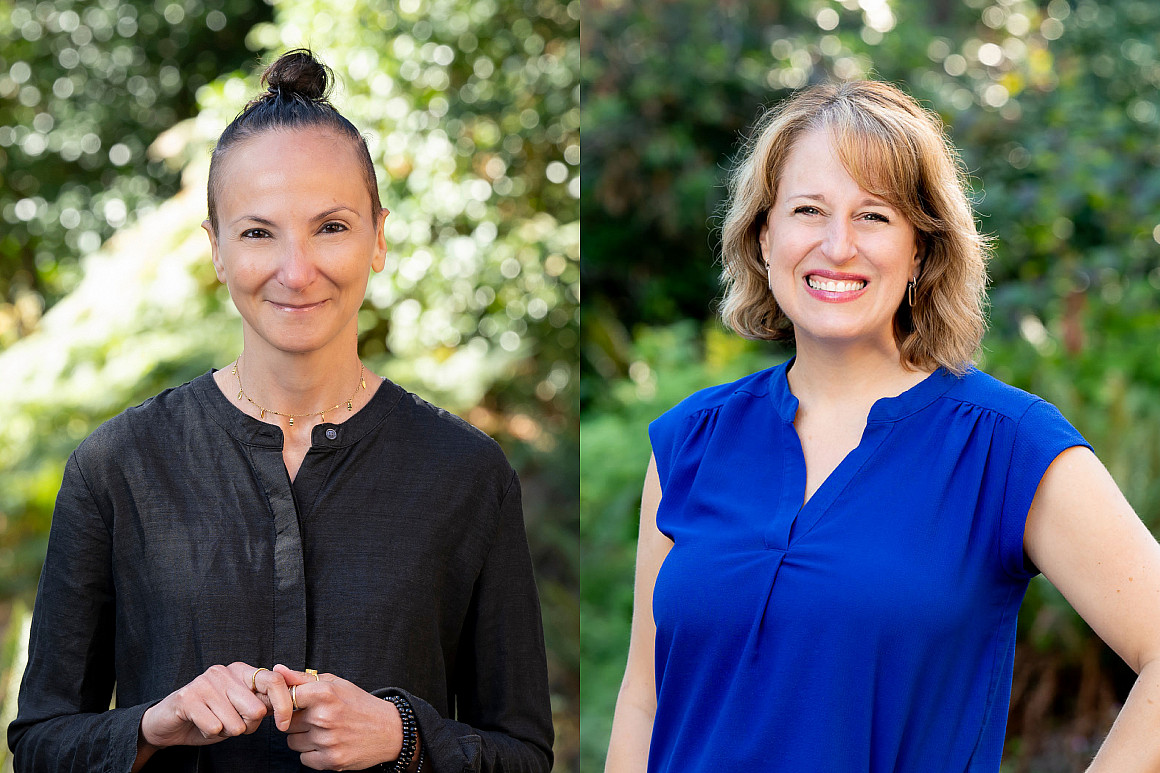 Two faculty members headshots, side by side.