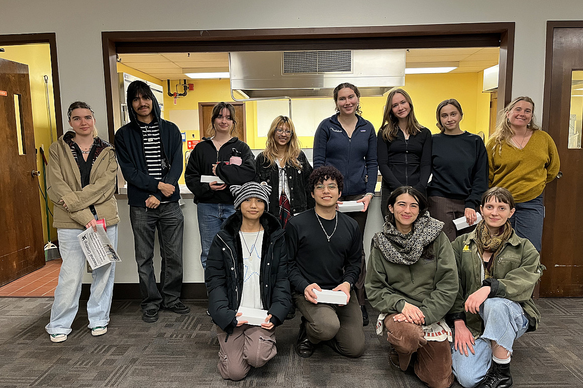 Members of L&C's Bridge Builders held a Valentine's Day Chocolate Truffle Fundraiser for Friends of Seasonal and Service Wo...