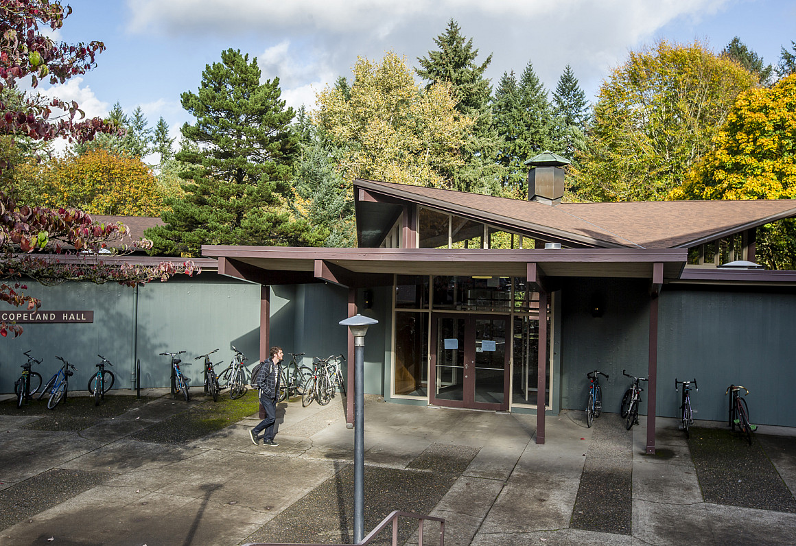 Exterior shot of the building.