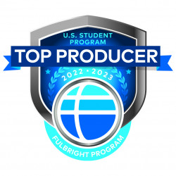 Fulbright Student Program Top Producer badge
