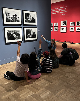 Lewis & Clark college and graduate paid interns are creatively and interactively engaging with K-12 students at the Portland Art Museum.