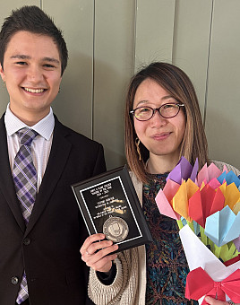 Instructor of Japanese Satomi Newsom won 2025 Teacher of the Year.