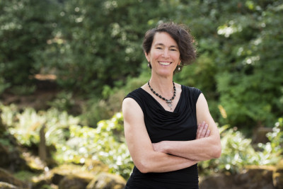 Liz Safran, associate professor of geological science and director of the Earth system science an...