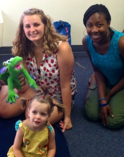 Ashley Hufnagle '15 and Jessica Isibor