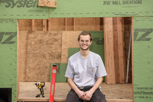 Tiny House Club cofounder Elijah Black BA '23