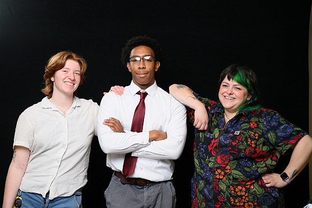 Sublet It Be--A digital student housing platform From left: Anna Dreher BA '26, Manhattan Doles BA '29 (Posse Scholar), Naomi Taylor BA '28