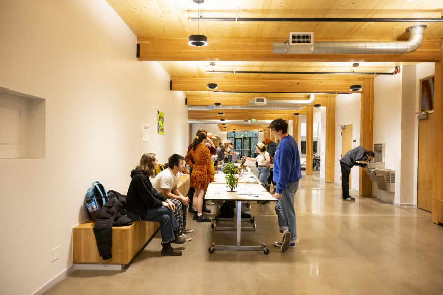 Fowler Student Center “Main Street features primarily student organization spaces.