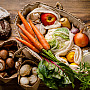 Zero waste lifestyle Plastic free Eco friendly food shopping - Healthy food Vegetable in reusable bag