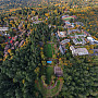 Campus from above the Estate Gardens.
